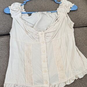 Brandy Melville Tiana top one size peach color off the shoulder